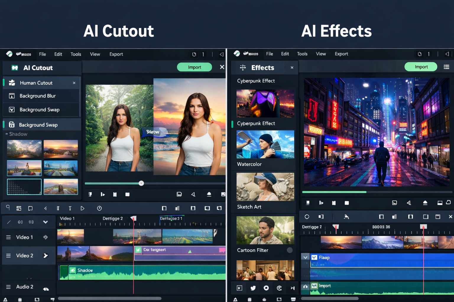 Filmora Mod APK AI Features